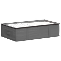 Storage Box with Transparent Top Window Non-woven fabric Anthracite 6 70 cm 18 cm 40 cm