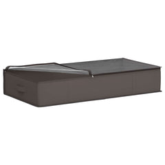vidaXL Storage Box with Transparent Top Window 6 pcs Non-woven fabric 4