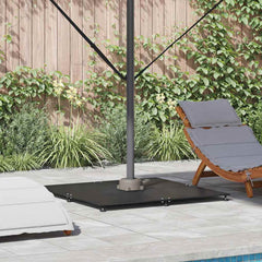 vidaXL Parasol Base 52 kg Black Steel Square Adjustable 1