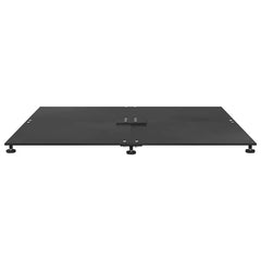 vidaXL Parasol Base 52 kg Black Steel Square Adjustable 5