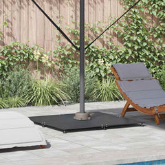 vidaXL Parasol Base 52 kg Dark grey Steel Square Adjustable 1