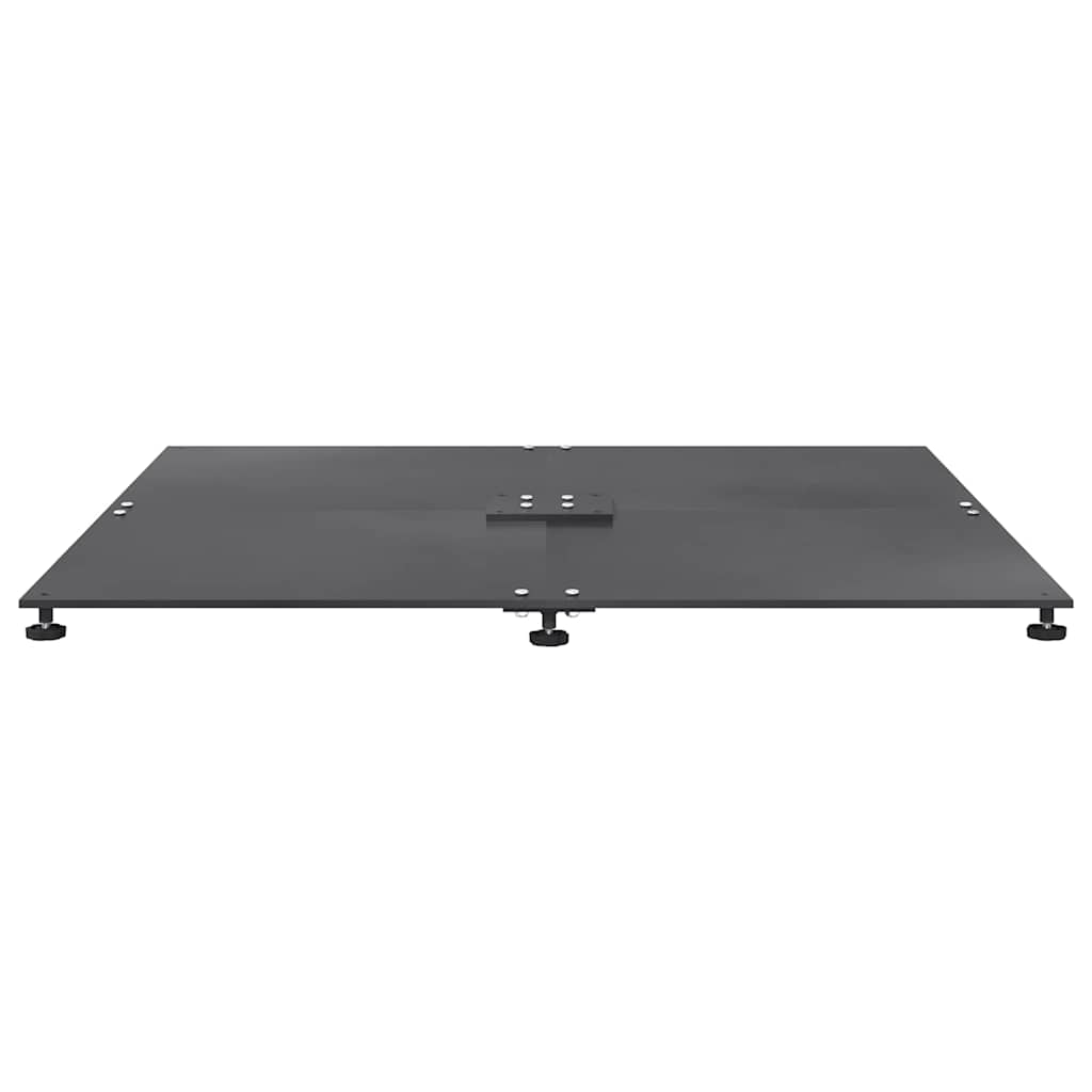 vidaXL Parasol Base 52 kg Dark grey Steel Square Adjustable 5