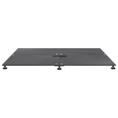 vidaXL Parasol Base 52 kg Dark grey Steel Square Adjustable 5