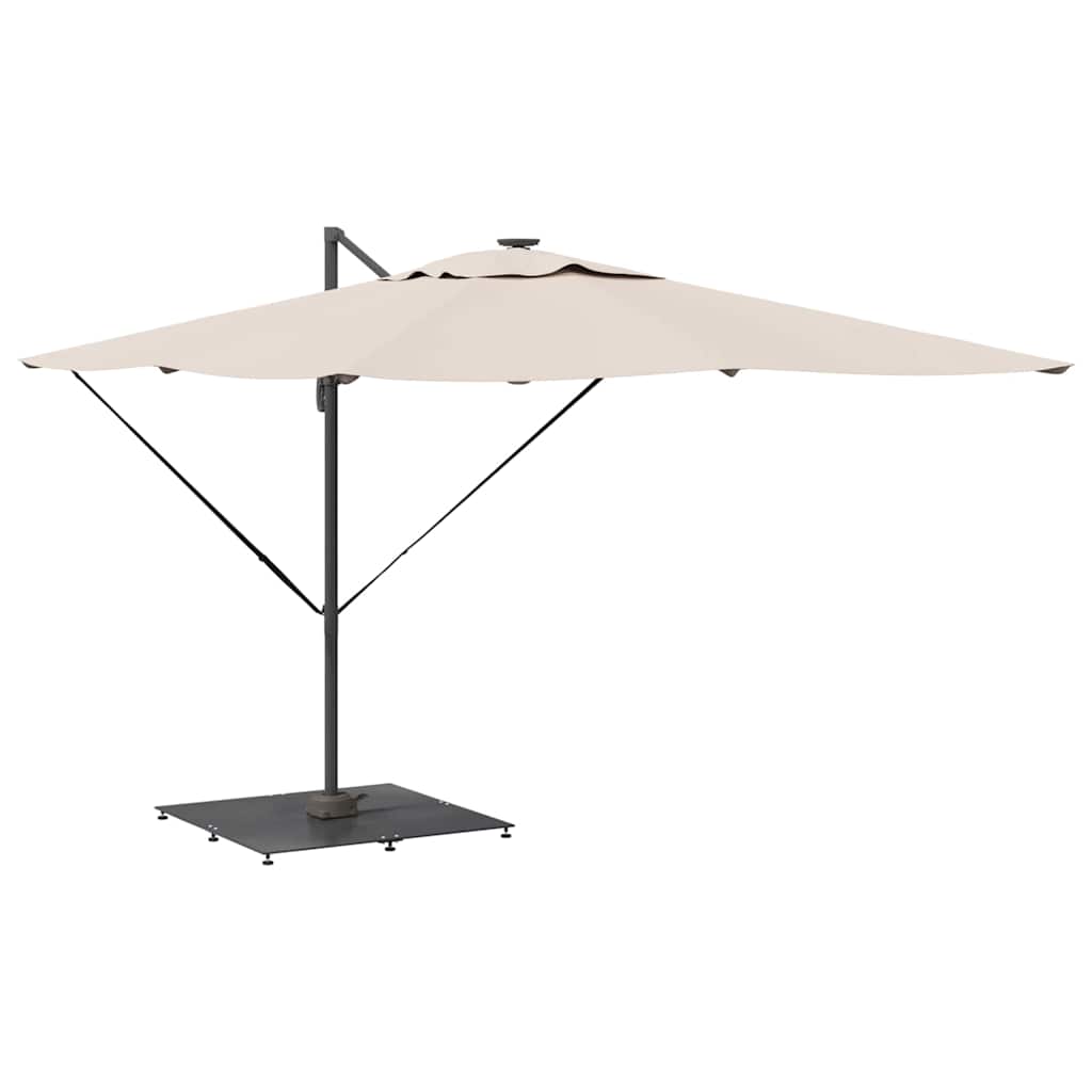 vidaXL Parasol Base 52 kg Dark grey Steel Square Adjustable 3