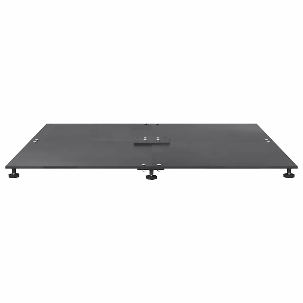 vidaXL Parasol Base 52 kg Dark grey Steel Square Adjustable 6
