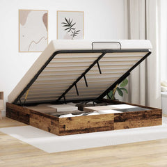 Ottoman Bed Frame Engineered Wood Length Old