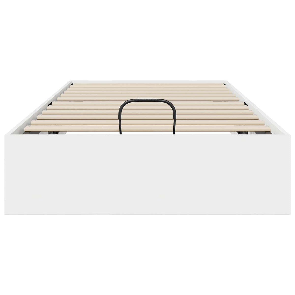Ottoman Bed Frame Engineered Wood Length 200 cm White 90 cm