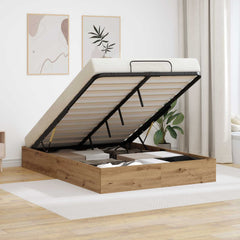 Ottoman Bed Frame Engineered Wood Artisan oak