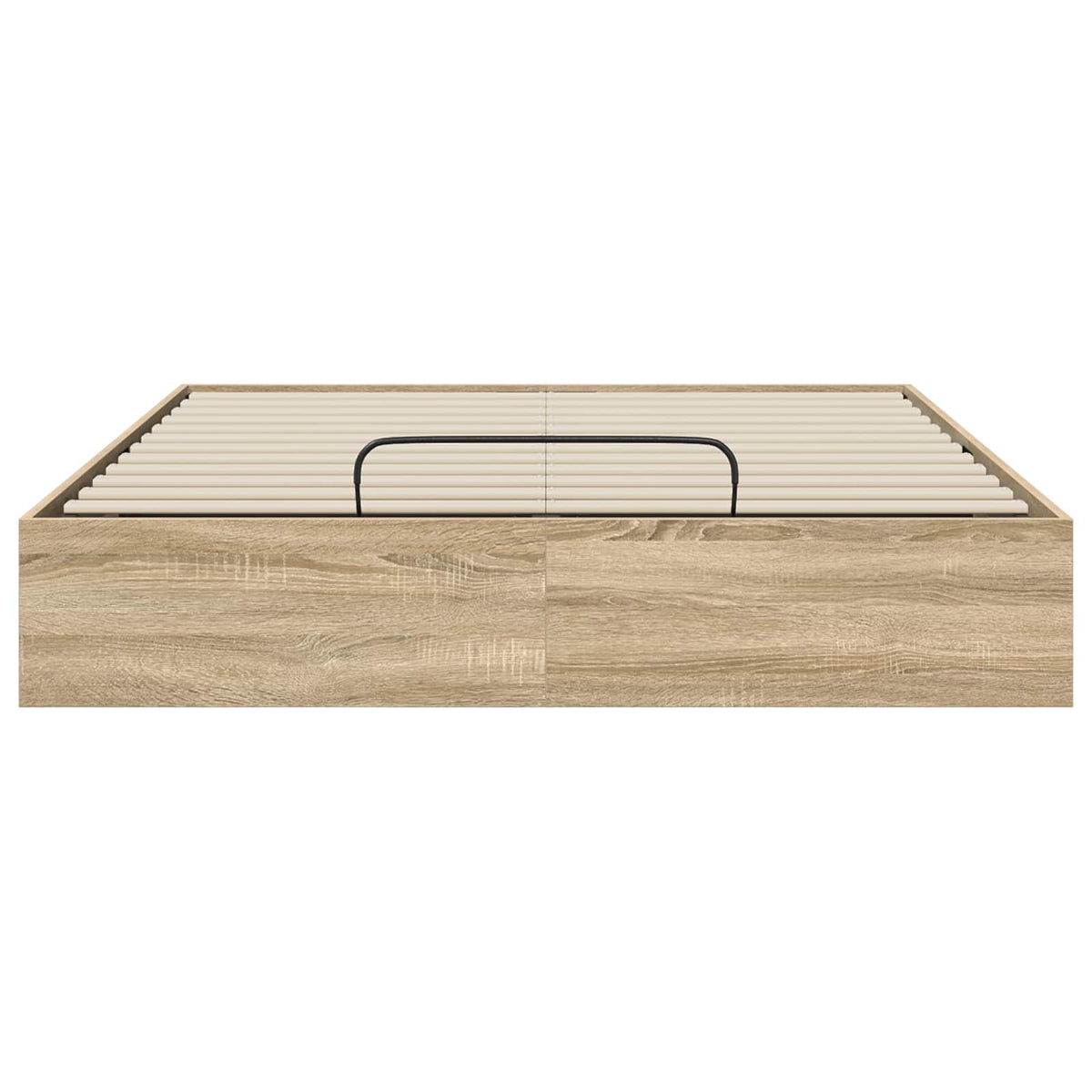 Ottoman Bed Frame 120 x 200 cm Engineered Wood Length 190 cm Sonoma oak