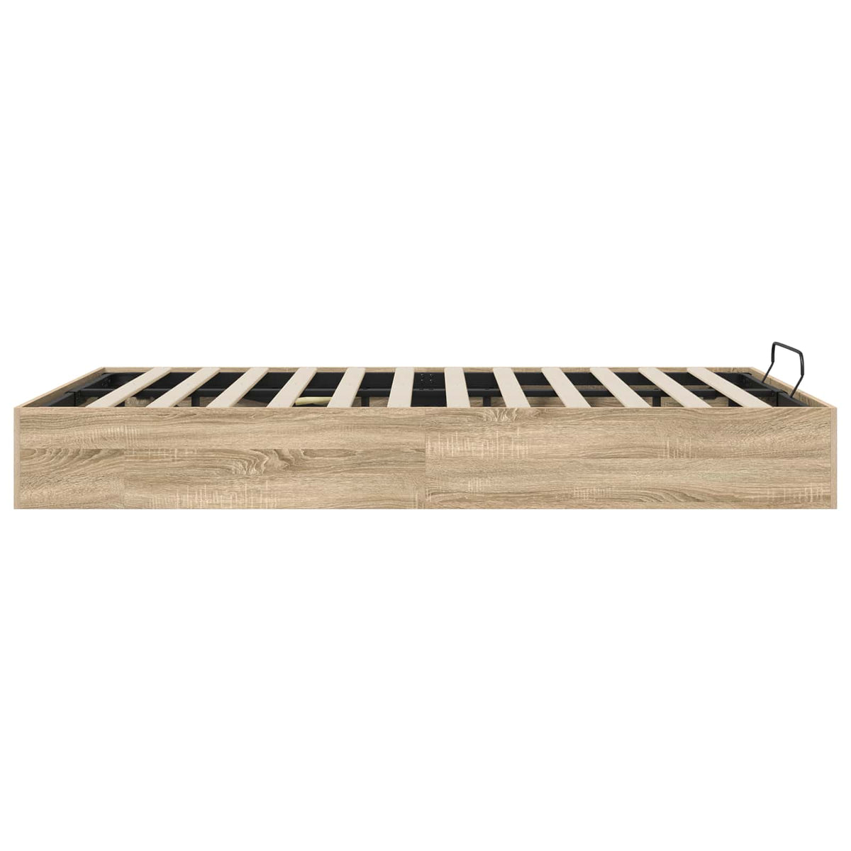 Ottoman Bed Frame 120 x 200 cm Engineered Wood Length 190 cm Sonoma oak
