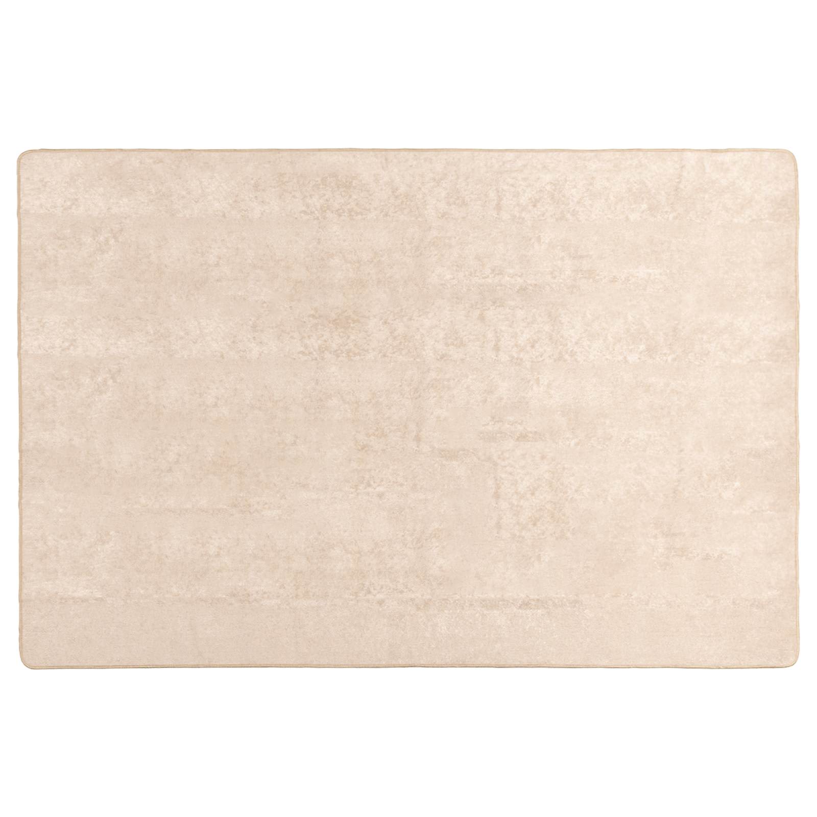 vidaXL Rug Runner MARSA Cream 120 x 170 cm Polyester and PVC 2