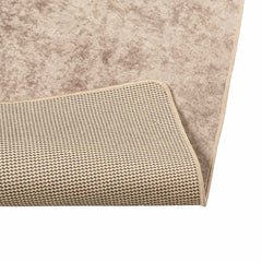 vidaXL Rug Runner MARSA Beige 100 x 350 cm Polyester and PVC 4