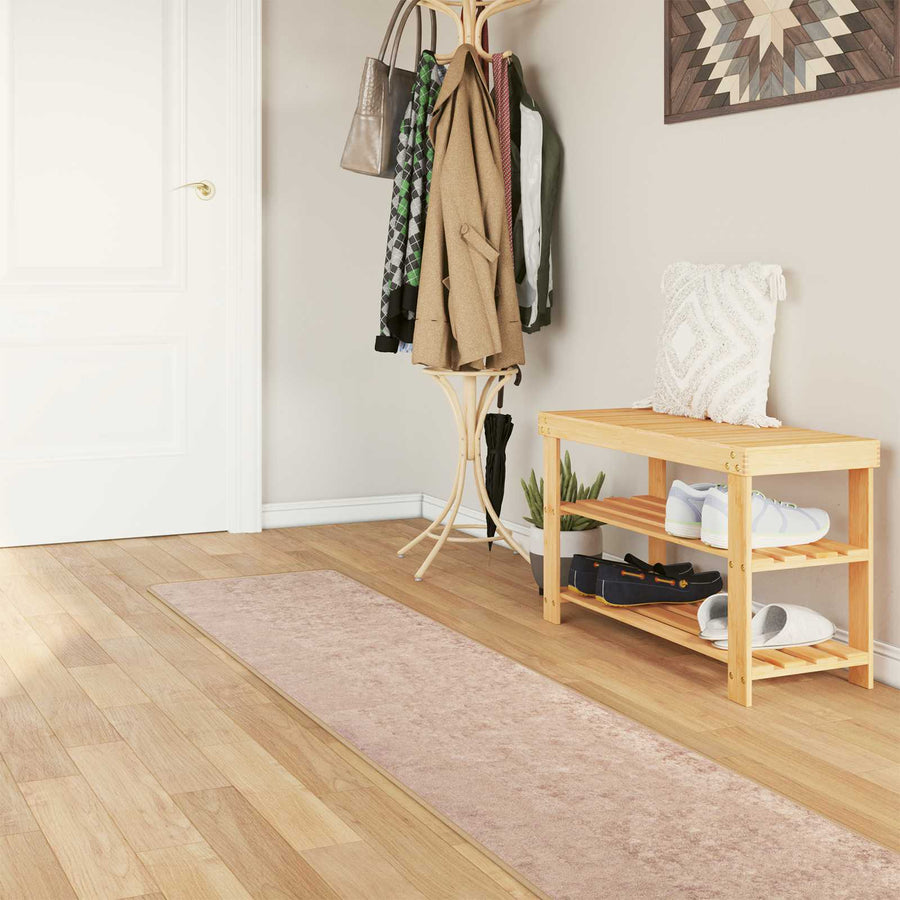 vidaXL Rug Runner MARSA Sand 50 x 350 cm Polyester and PVC 1