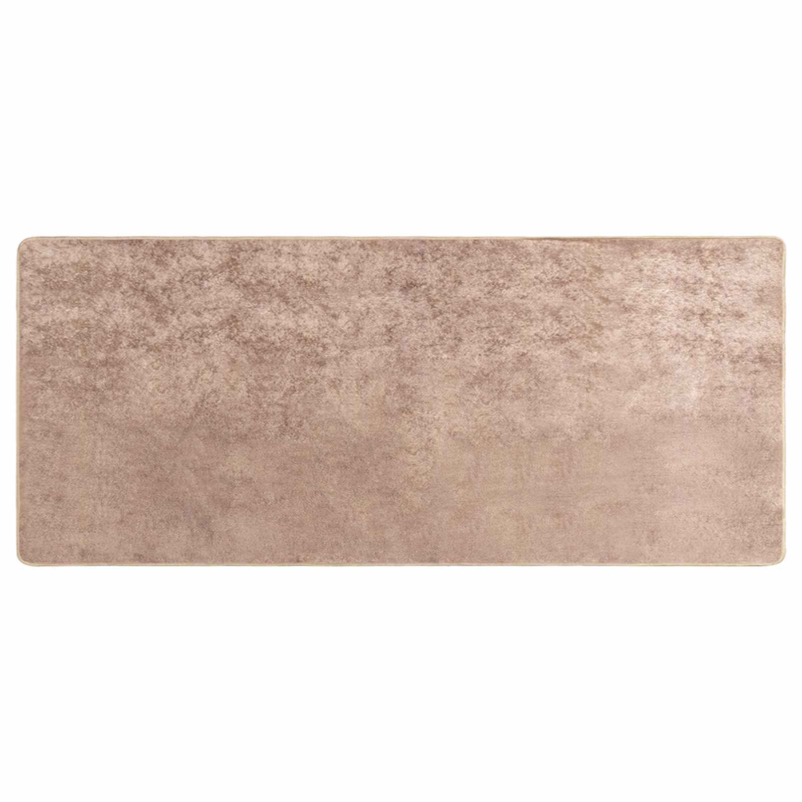 vidaXL Rug Runner MARSA Sand 100 x 200 cm Polyester and PVC 2