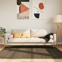 vidaXL Rug Runner MARSA Forest Green 120 x 170 cm Polyester and PVC 1