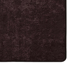 vidaXL Rug Runner MARSA Anthracite 50 x 450 cm Polyester and PVC 5