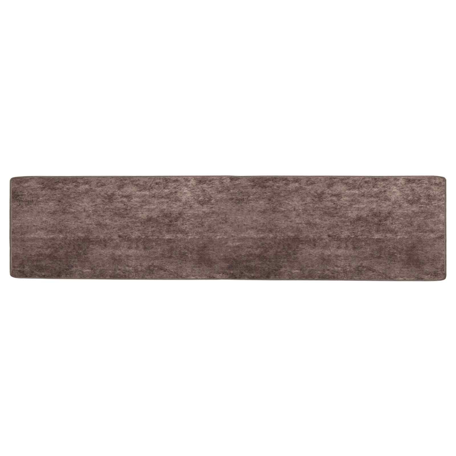 vidaXL Rug Runner MARSA Grey 50 x 450 cm Polyester and PVC 2