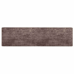 vidaXL Rug Runner MARSA Grey 80 x 400 cm Polyester and PVC 2