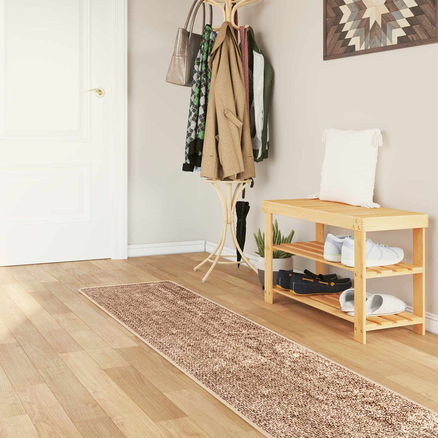 vidaXL Rug Runner MARSA Yellow 50 x 350 cm Polyester and PVC 1