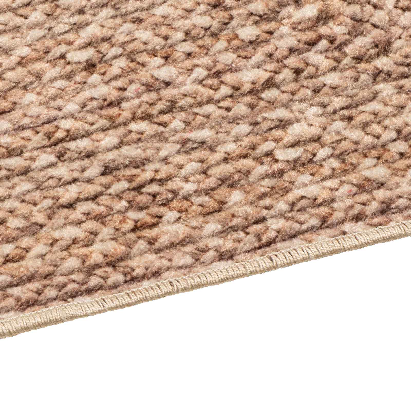 vidaXL Rug Runner MARSA Yellow 100 x 350 cm Polyester and PVC 3