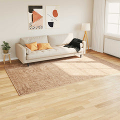 vidaXL Rug Runner MARSA Yellow 150 x 230 cm Polyester and PVC 1