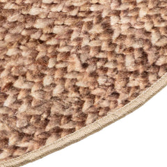 vidaXL Rug Runner MARSA Yellow 120 x 120 cm Polyester and PVC 3