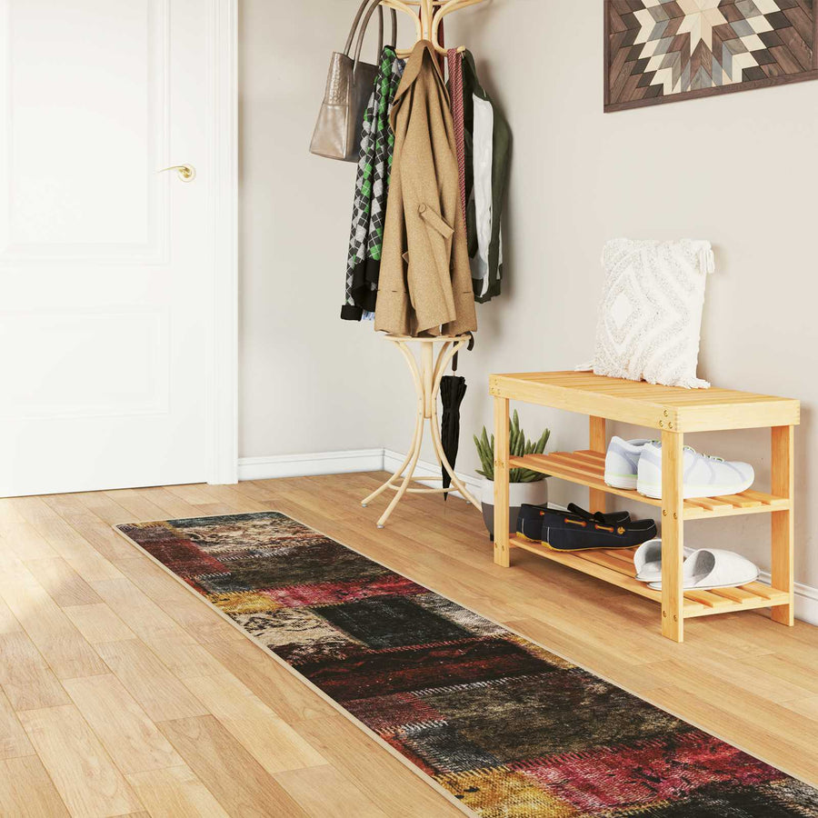 vidaXL Rug Runner MARSA Multicolour 50 x 350 cm Polyester and PVC 1