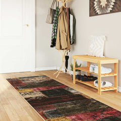 vidaXL Rug Runner MARSA Multicolour 80 x 250 cm Polyester and PVC 1
