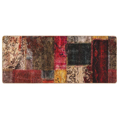vidaXL Rug Runner MARSA Multicolour 100 x 200 cm Polyester and PVC 2