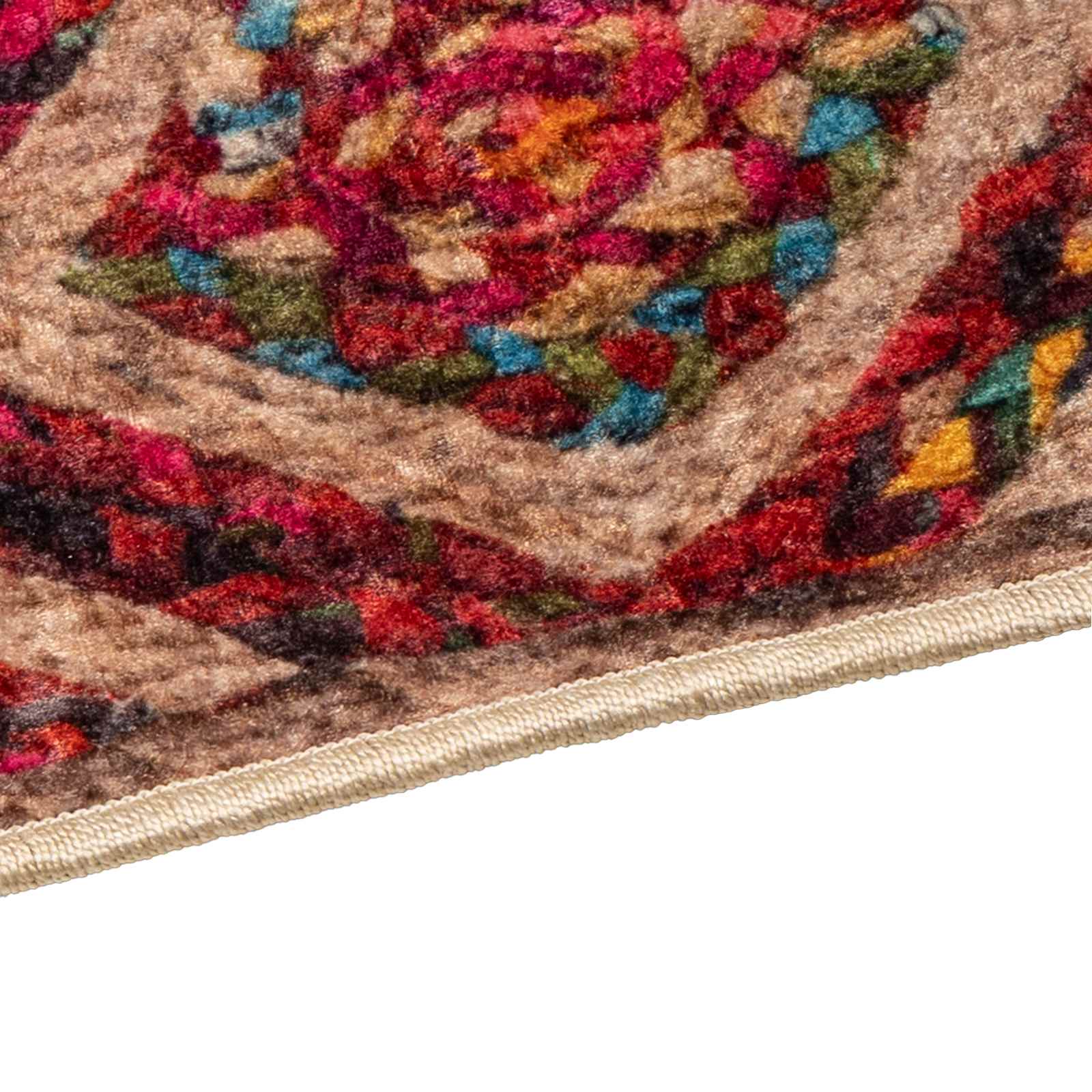 vidaXL Rug Runner MARSA Multicolour 50 x 350 cm Polyester and PVC 3