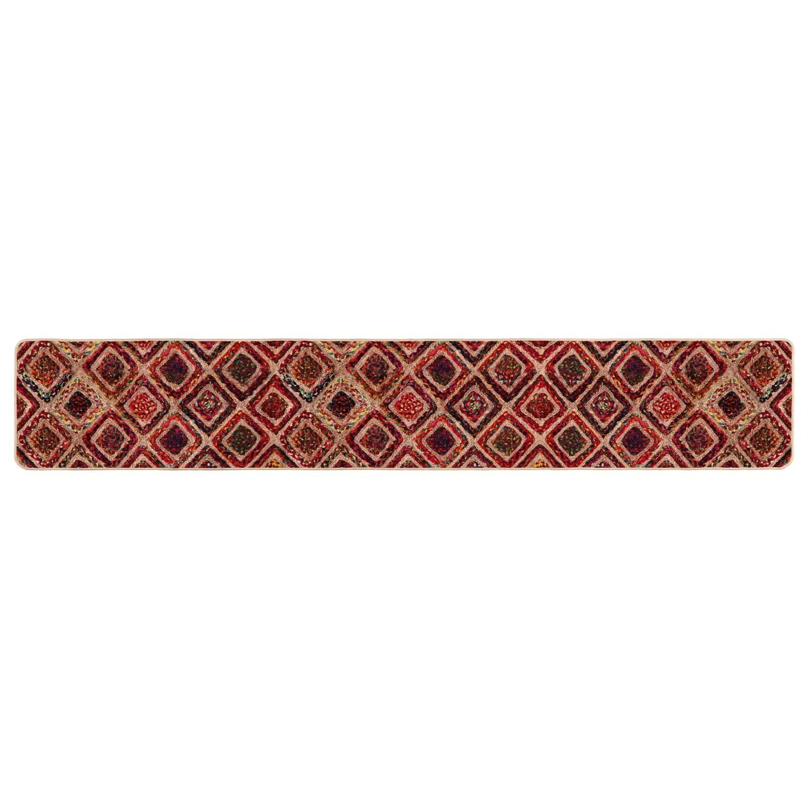 vidaXL Rug Runner MARSA Multicolour 50 x 350 cm Polyester and PVC 2