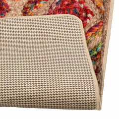 vidaXL Rug Runner MARSA Multicolour 80 x 400 cm Polyester and PVC 4