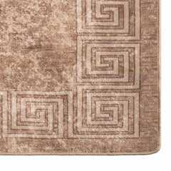 vidaXL Rug Runner MARSA White 80 x 400 cm Polyester and PVC 5