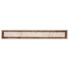vidaXL Rug Runner MARSA Black 50 x 350 cm Polyester and PVC 2