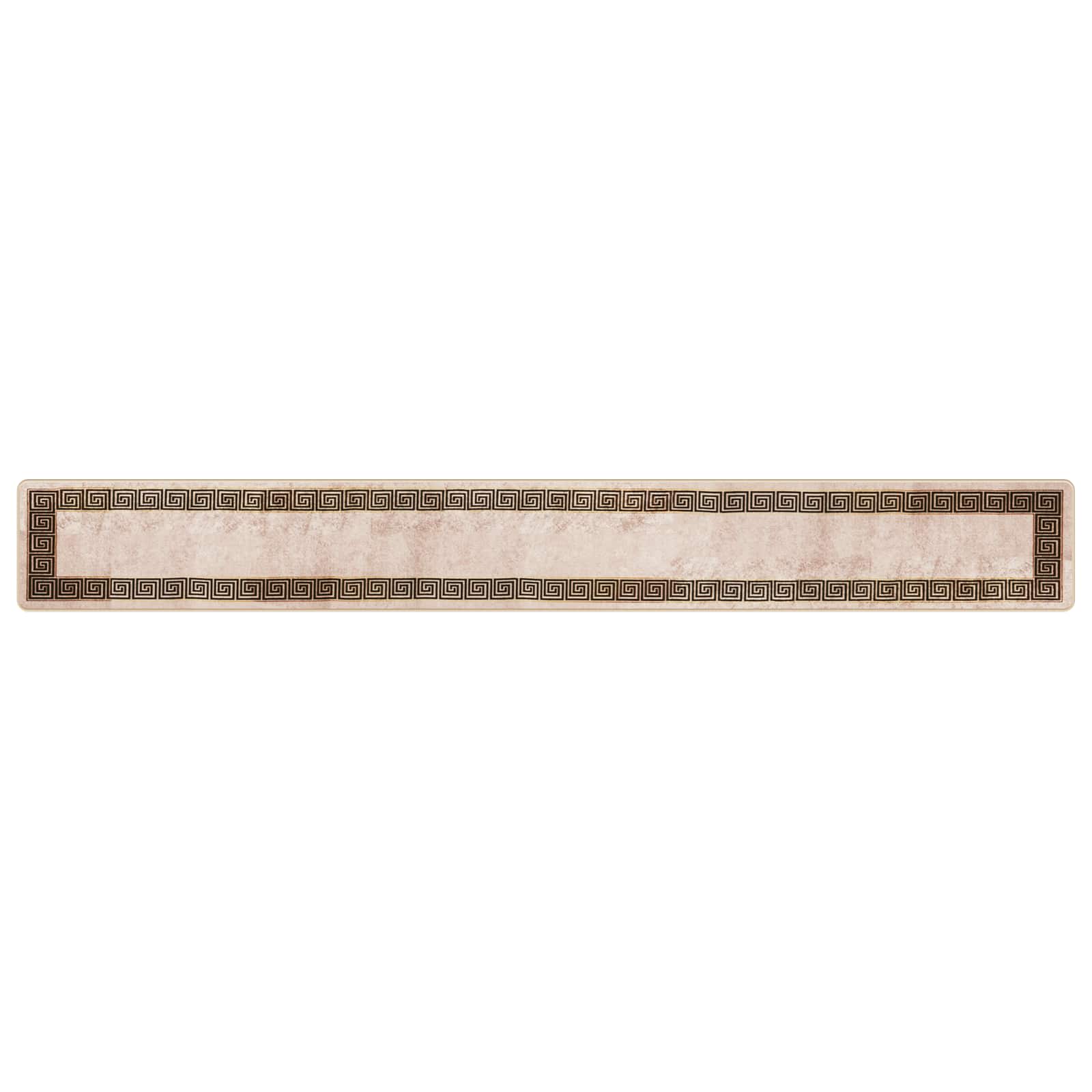 vidaXL Rug Runner MARSA Black 50 x 400 cm Polyester and PVC 2