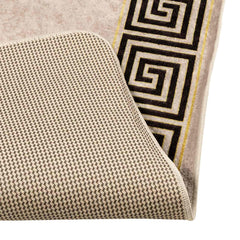 vidaXL Rug Runner MARSA Black 80 x 400 cm Polyester and PVC 4