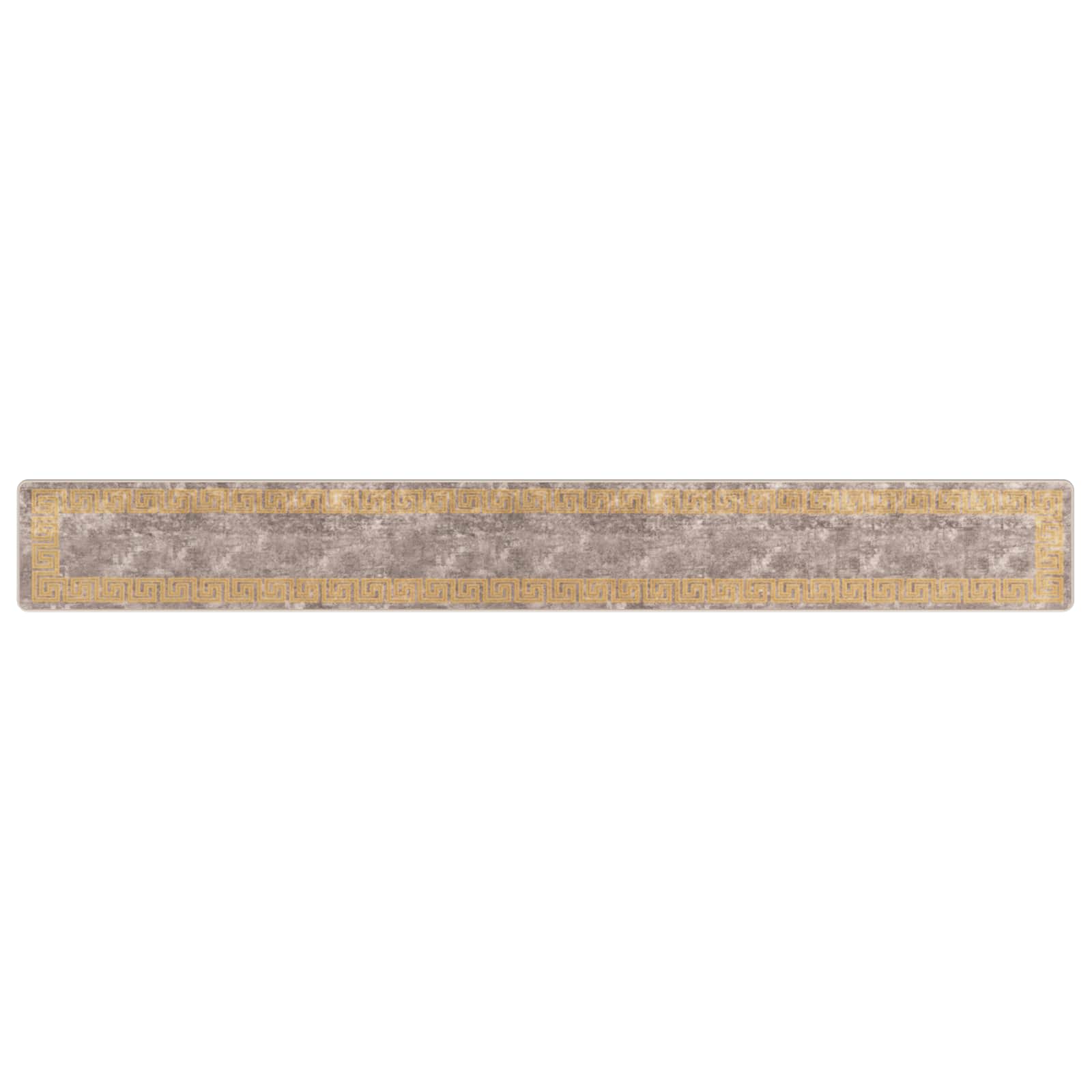 vidaXL Rug Runner MARSA Grey 50 x 400 cm Polyester and PVC 2