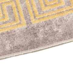 vidaXL Rug Runner MARSA Grey 80 x 250 cm Polyester and PVC 3