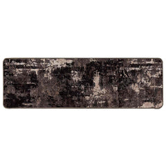 vidaXL Rug Runner MARSA Black 50 x 350 cm Polyester and PVC 2