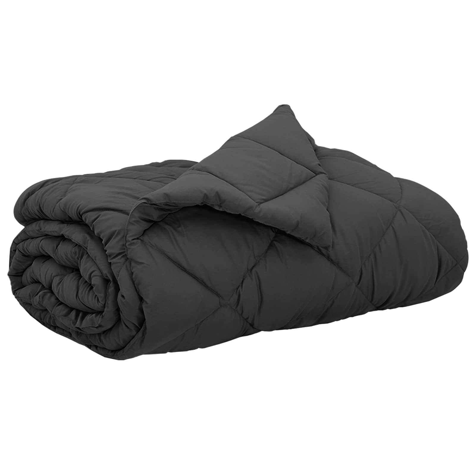 vidaXL Summer Duvet 220 x 240 cm Summer 200 gsm Anthracite 2