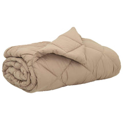 vidaXL Summer Duvet 240 x 200 cm Summer 200 gsm Taupe 2