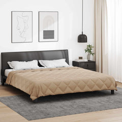 vidaXL Summer Duvet 220 x 200 cm Summer 200 gsm Taupe 1