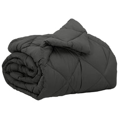 vidaXL Full Year Duvet Anthracite 155 x 220 cm Microfiber 2