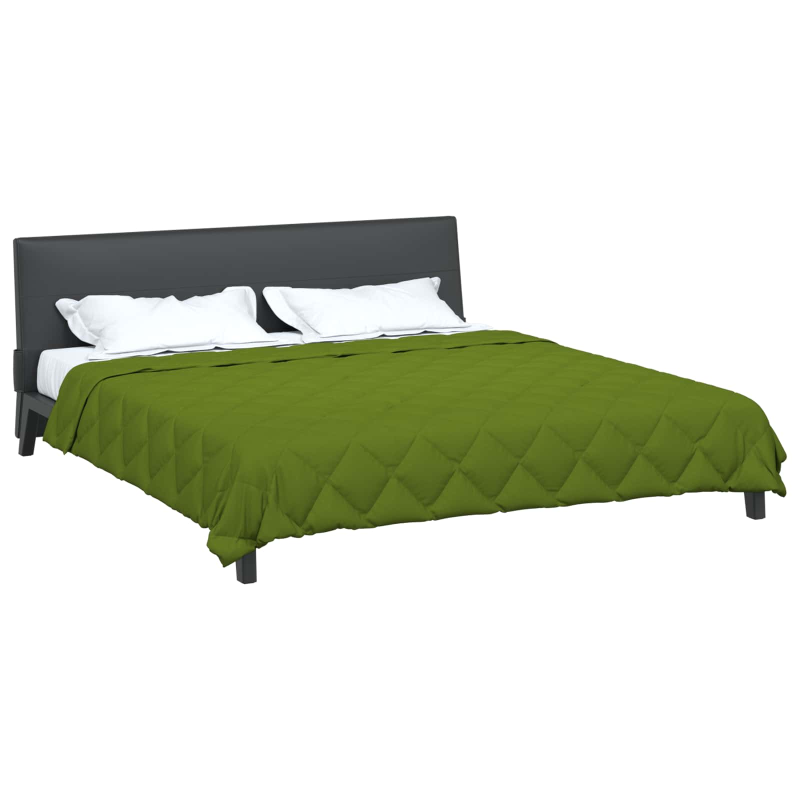 vidaXL Full Year Duvet Green 200 x 200 cm Microfiber 3