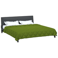 vidaXL Full Year Duvet Green 200 x 200 cm Microfiber 3