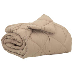 vidaXL Full Year Duvet 140 x 200 cm 300 gsm Taupe 2