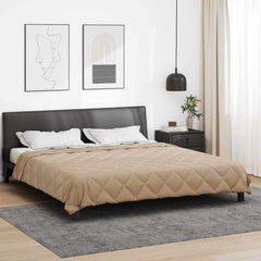 vidaXL Full Year Duvet 220 x 240 cm 300 gsm Taupe 1