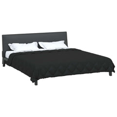 vidaXL Full Year Duvet Black 200 x 200 cm Microfiber 3
