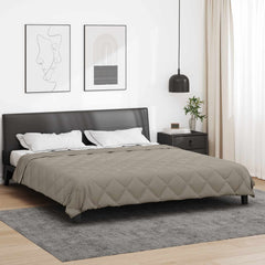 vidaXL Full Year Duvet Light Grey 200 x 220 cm Microfiber 1