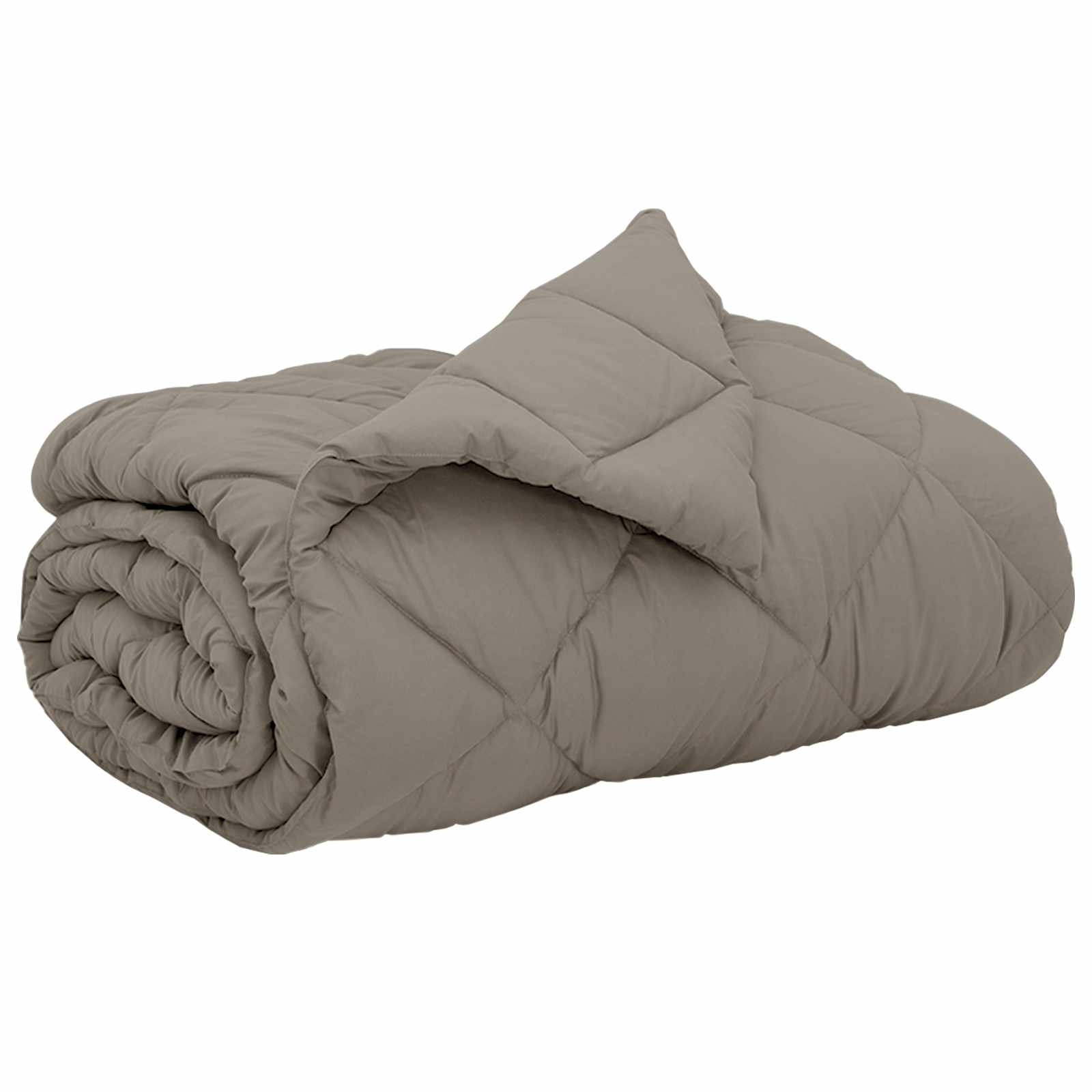 vidaXL Full Year Duvet Light Grey 200 x 220 cm Microfiber 2